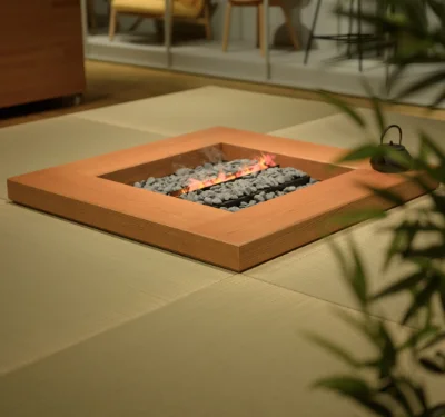可動連結型囲炉裏モジュール